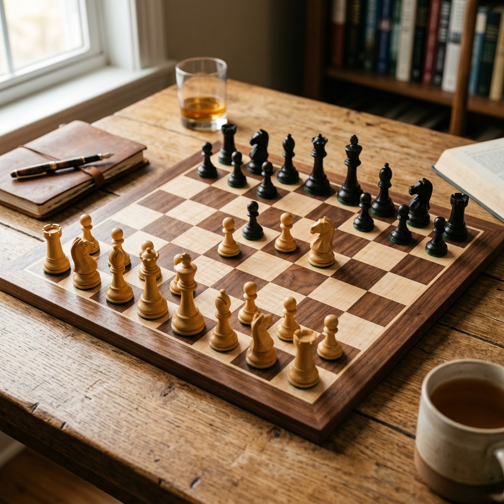 Chess Board Angled